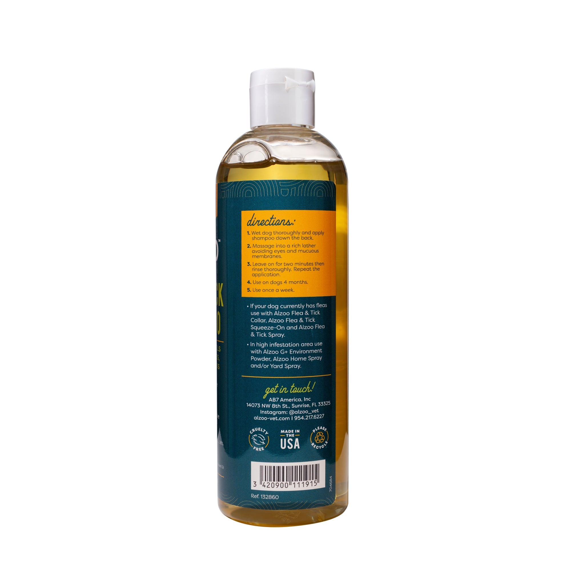 Alzoo Plant Based Flea & Tick Shampoo 12oz.