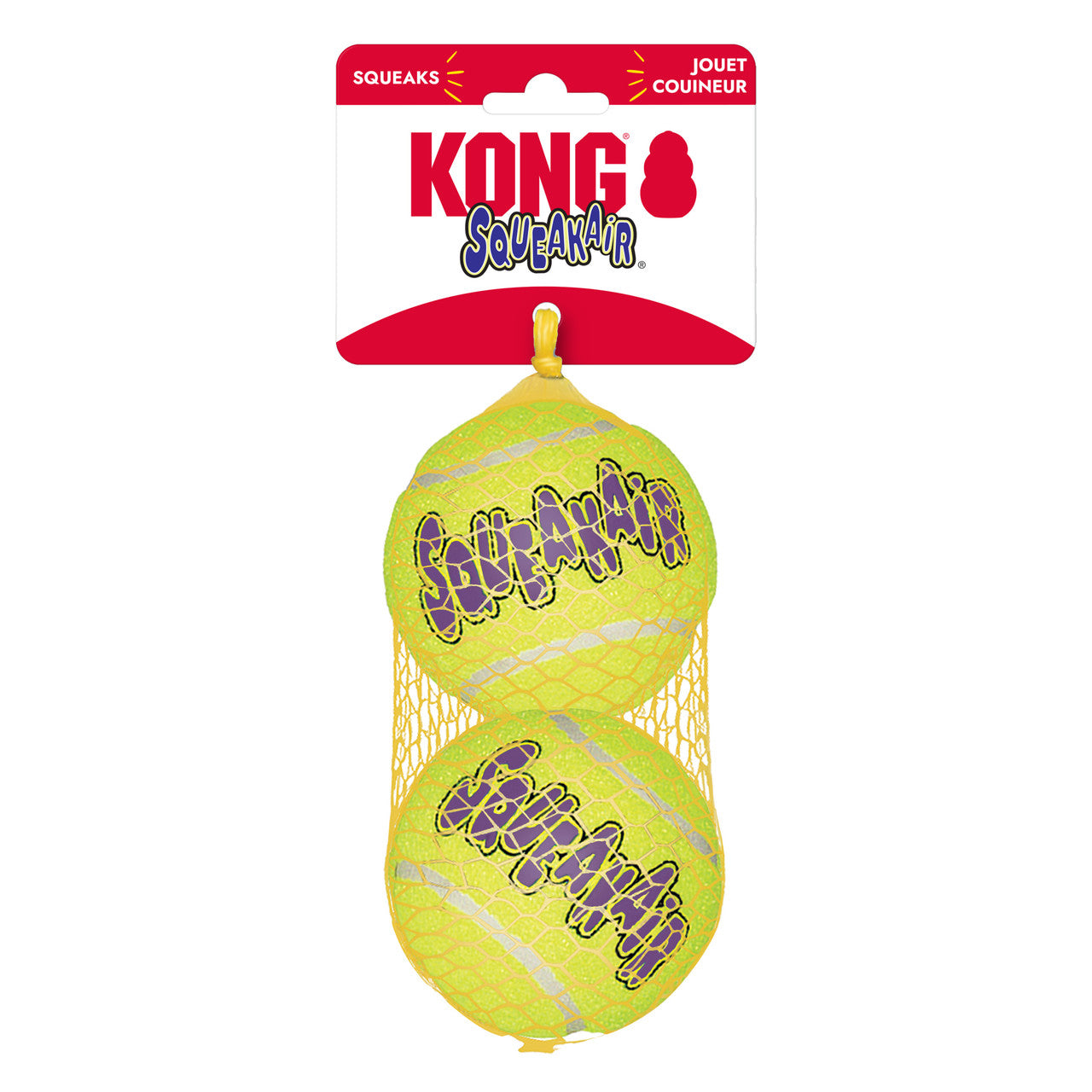 SqueakAir Balls Large, 2 Pack Large Between 30-65 lbs