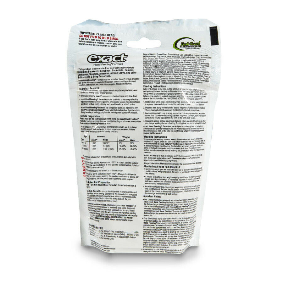 Kaytee Exact Handfeeding for Baby Birds 1ea/7.5 oz
