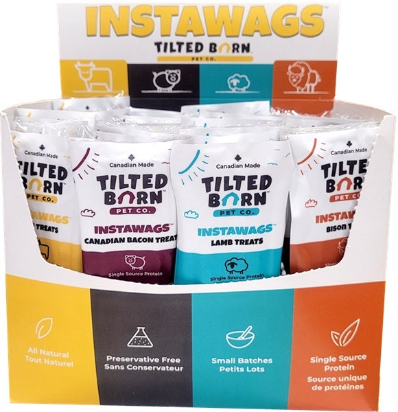 Tilted Barn Instawags Dog Treats Variety Pack 56 Count (8 each Flavor 27g)