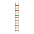 A & E Cages Happy Beaks Wooden Hanging Ladder Bird Toy 1ea/MD, 38 in.