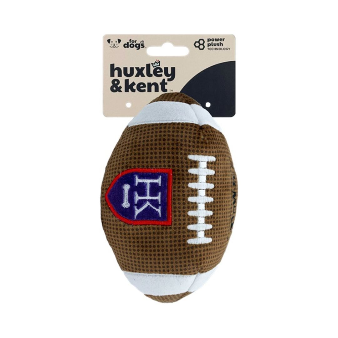 H&K Power Plush Dog Hk Football Large Squeak Crinkle