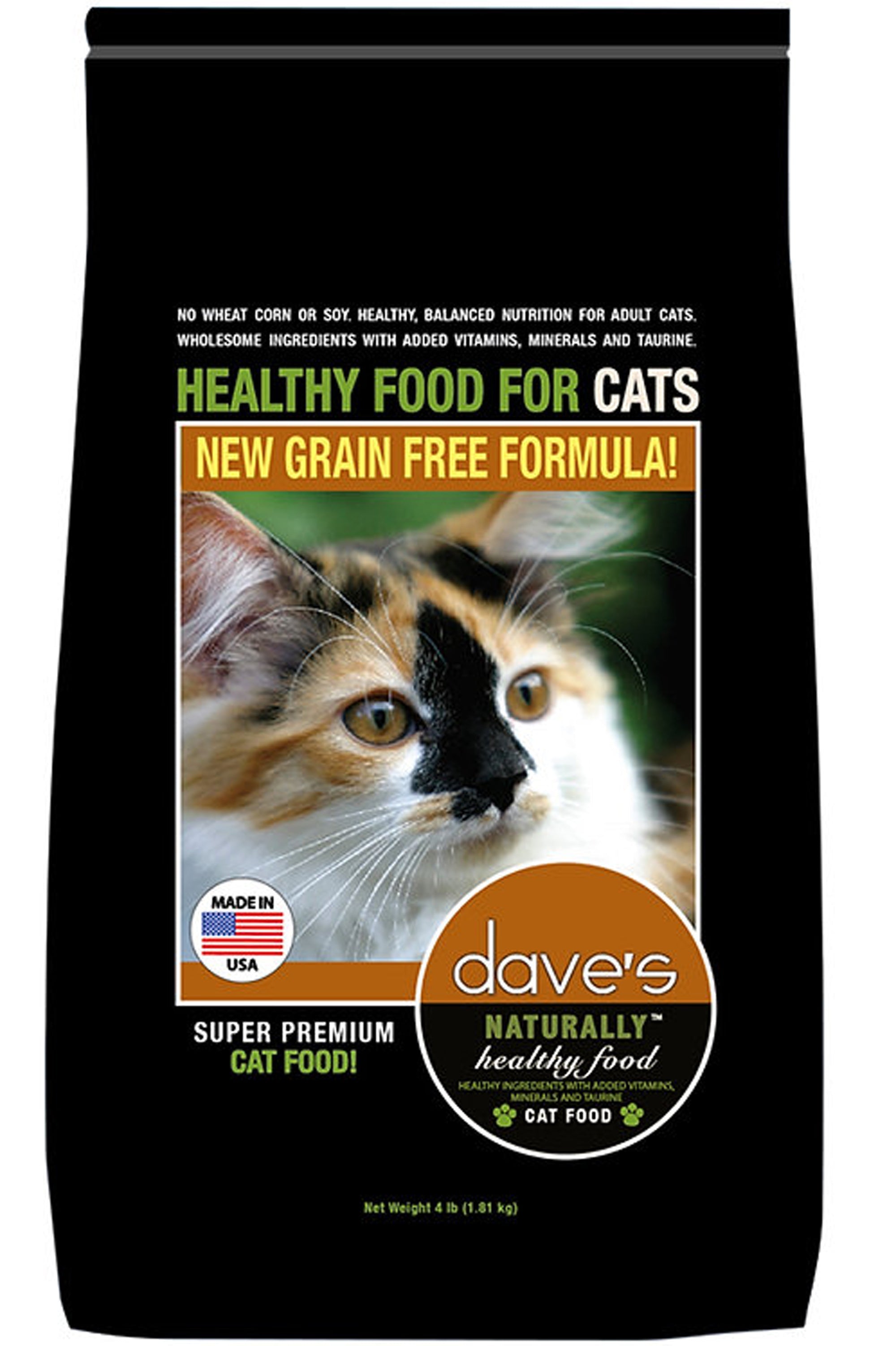 Dave's Pet Food Cat Naturally Healthy 4lb