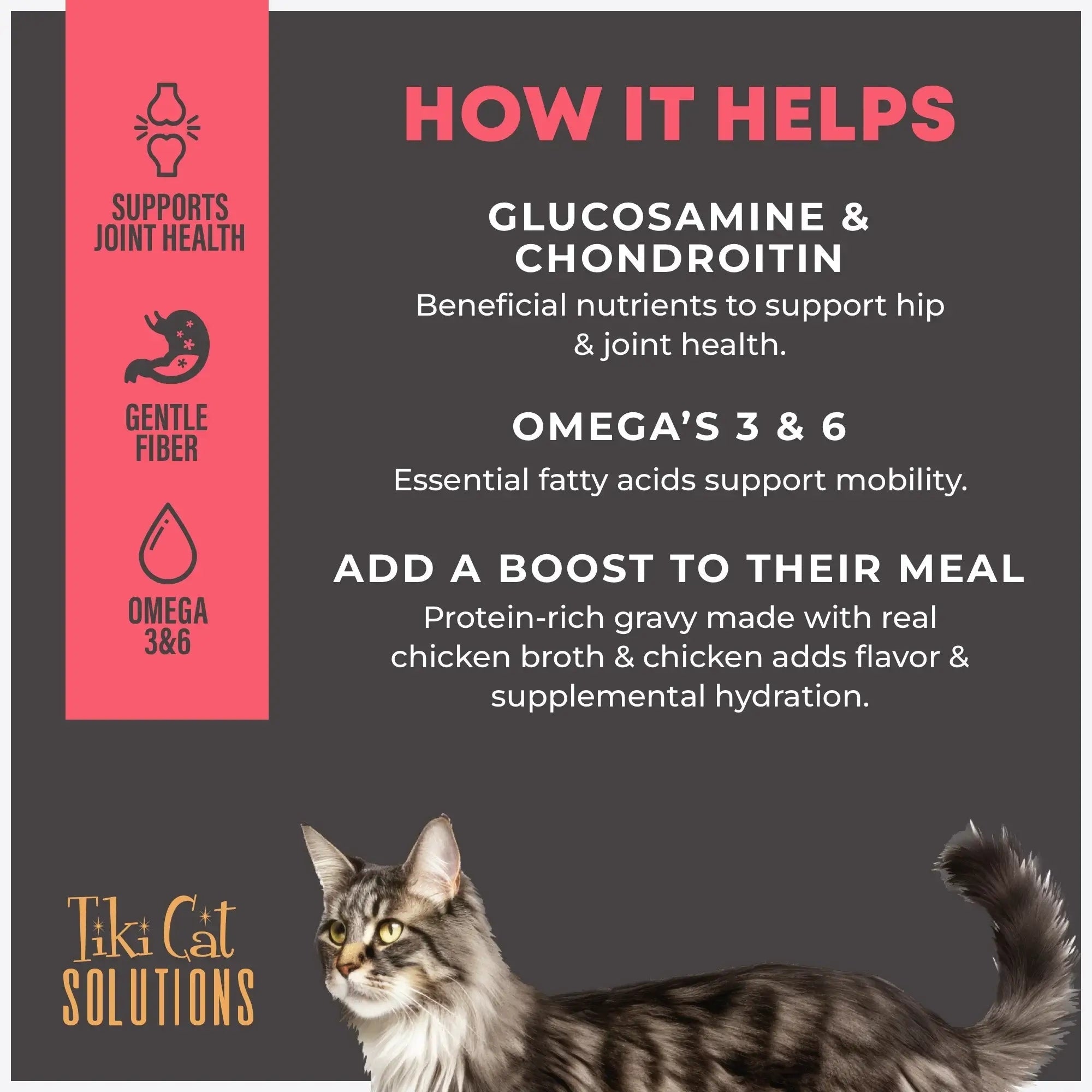 Tiki Pet Cat Solutions Topper Mobility 1.5oz. (Case of 12)