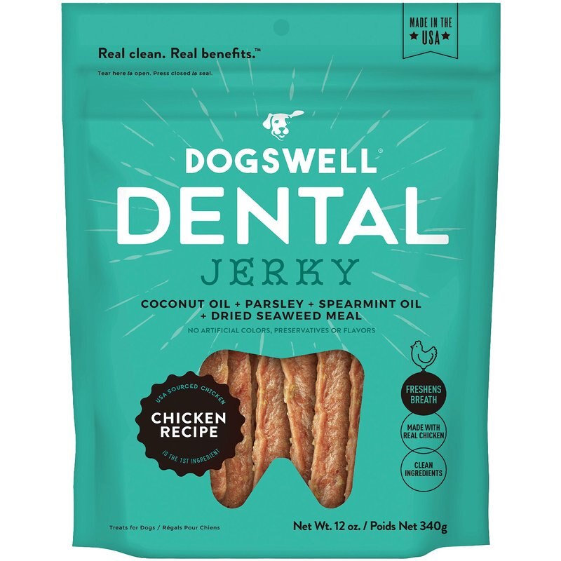 Dogswell Dental Chicken Jerky Treat 12 oz