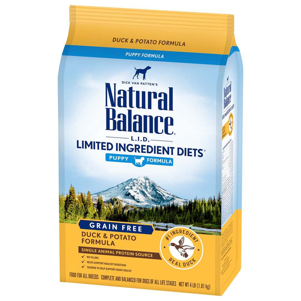 Natural Balance Pet Foods Limited Ingredient Reserve Grain Free Puppy Dry Dog Food Duck & Potato 4lb