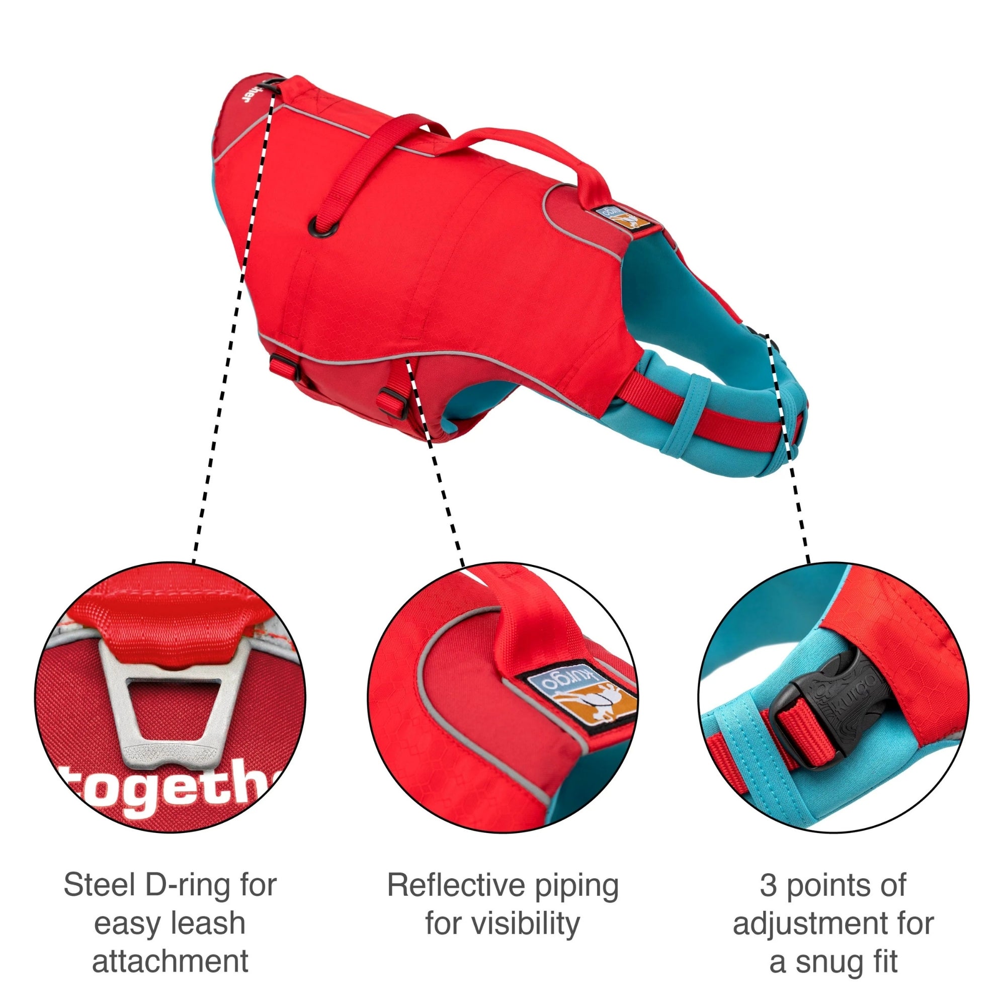 !KURGO D LIFE JACKET YL XSM