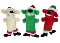 Multipet Loofa Santa(Assorted) 6 Inch