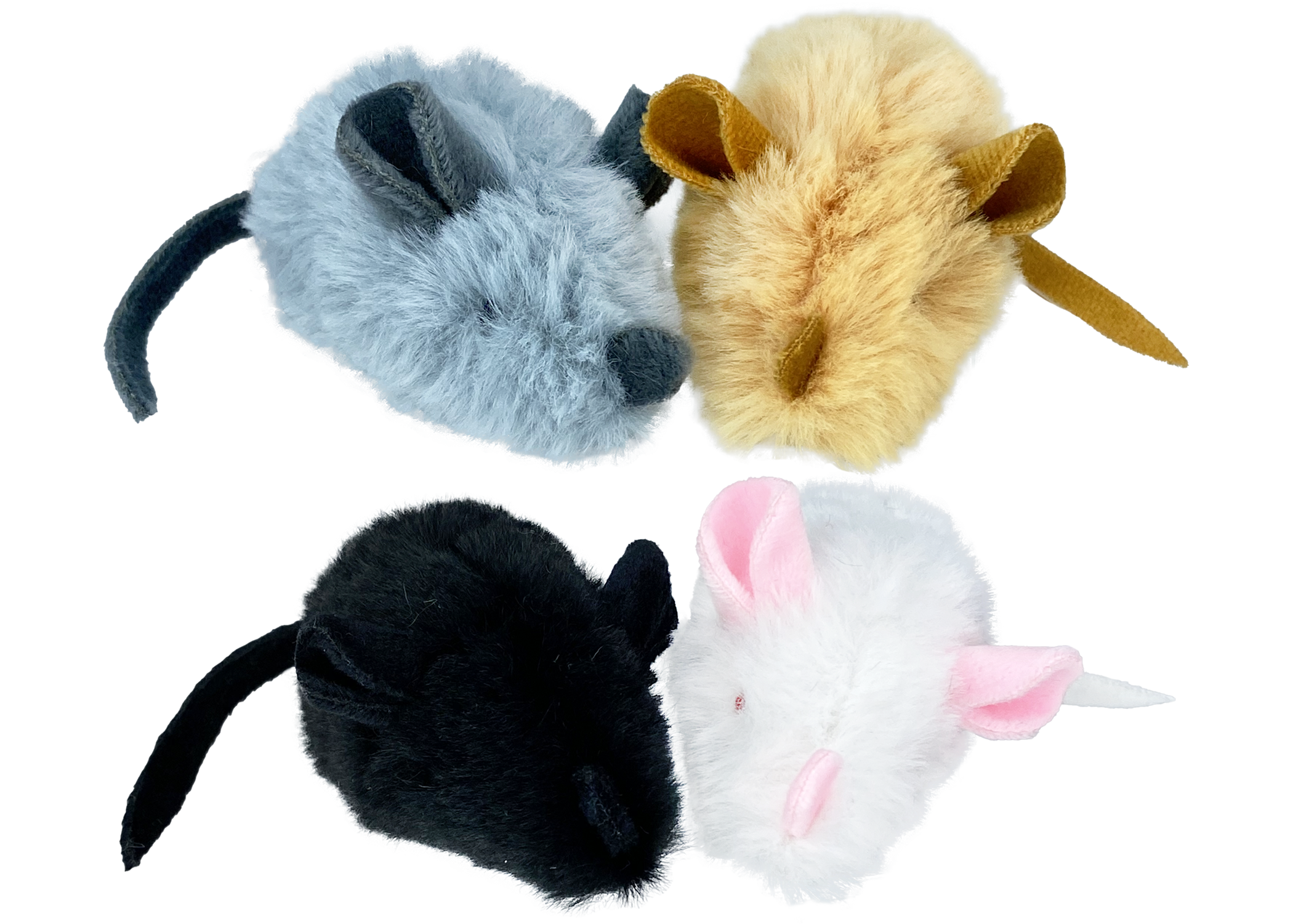 Multipet Eco Mice Cat Toy 2Pk 6"