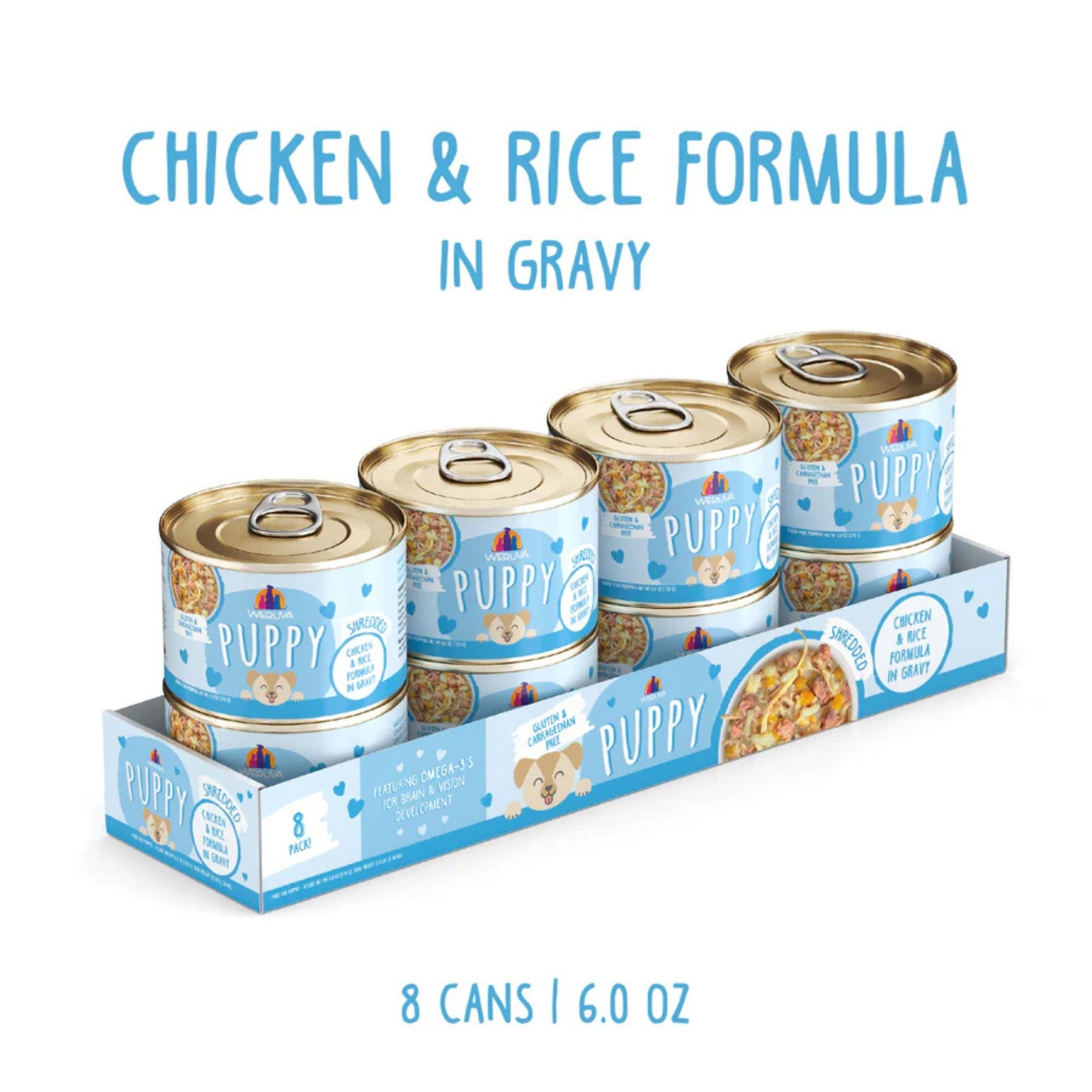 Weruva Dog Puppy Chicken & Rice Formula 6oz. - (Case of 8)