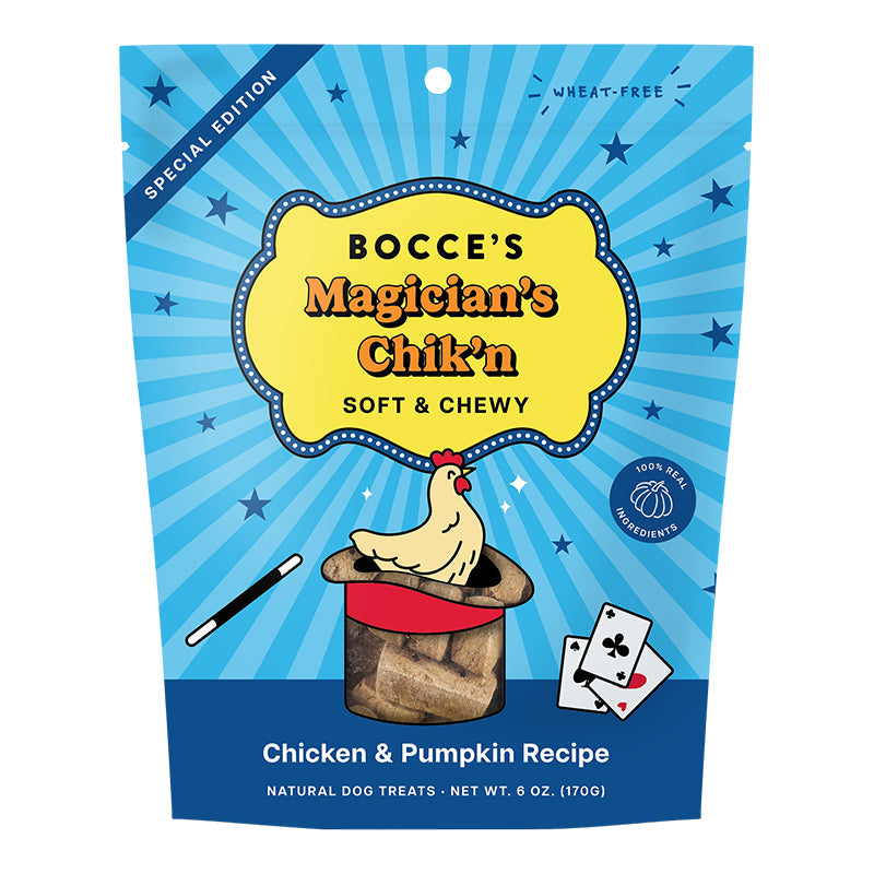 Bocce's Bakery Dog Soft & Chewy Magician'S Chik'n 6oz.