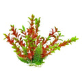 Aquatop Hygro Aquarium Plant with Weighted Base Green, Red 9 in