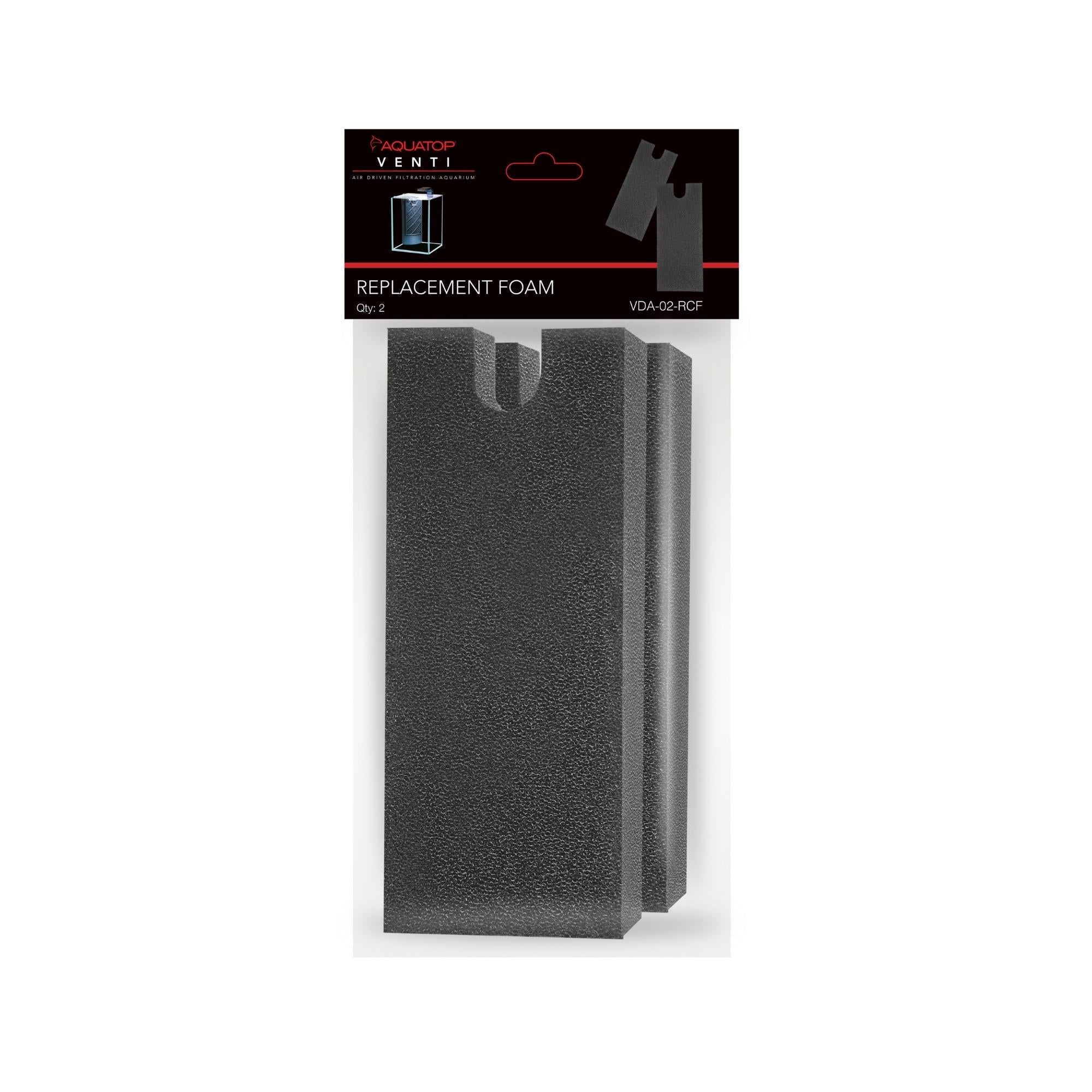 Aquatop Replacement Foam for Venti Desktop Aquarium 2pk