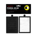 Aquatop FORZA Replacement Filter Inserts with Premium Activated Carbon 2540, Black, White, 1ea/2 pk