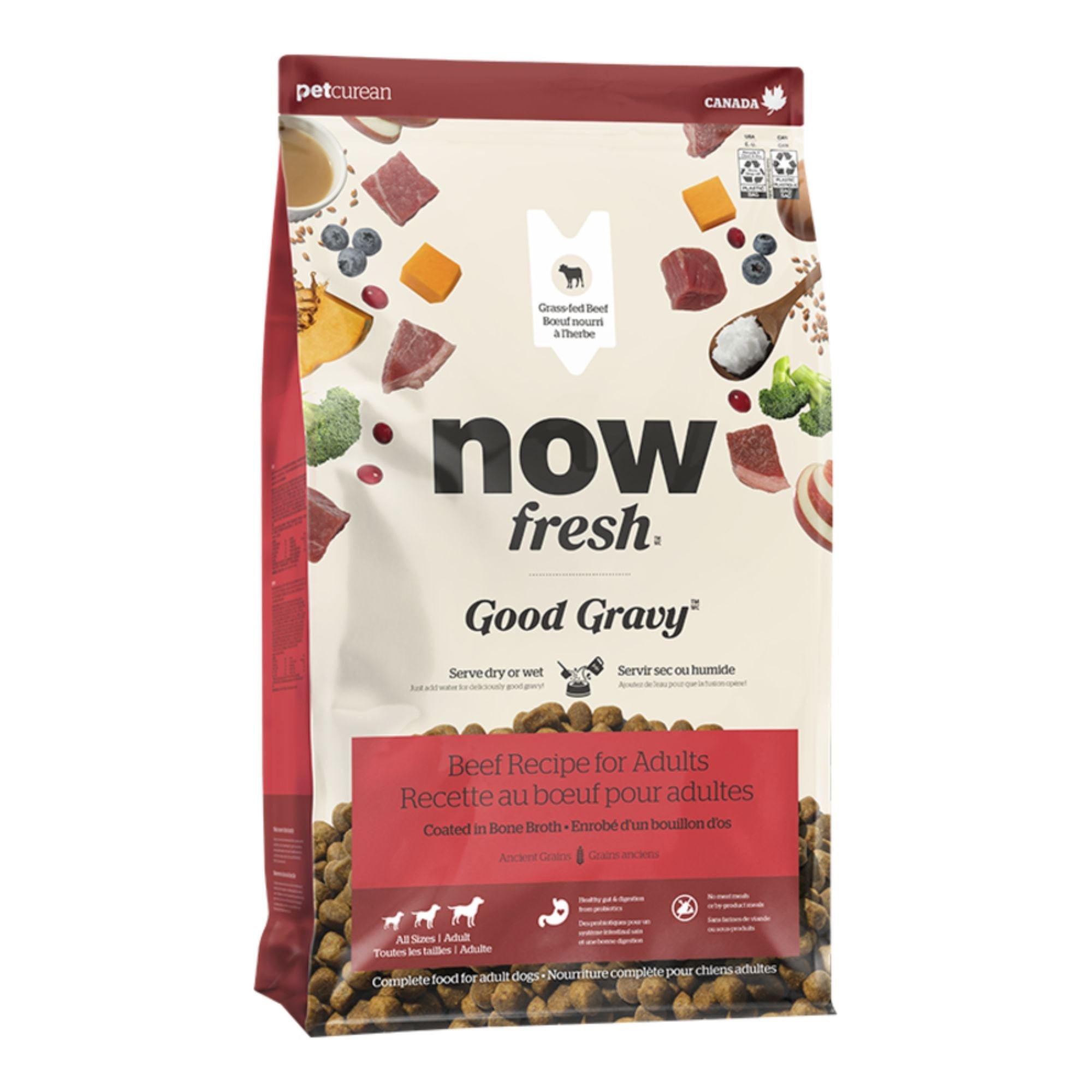 Now Fresh Dog Good Gravy Adult Beef Recipe With Ancient Grains 22Lbs