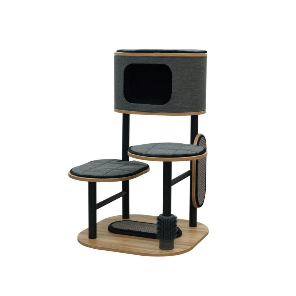 PetPals Starbz Industrial Style Cat Tree Charcoal 37 in