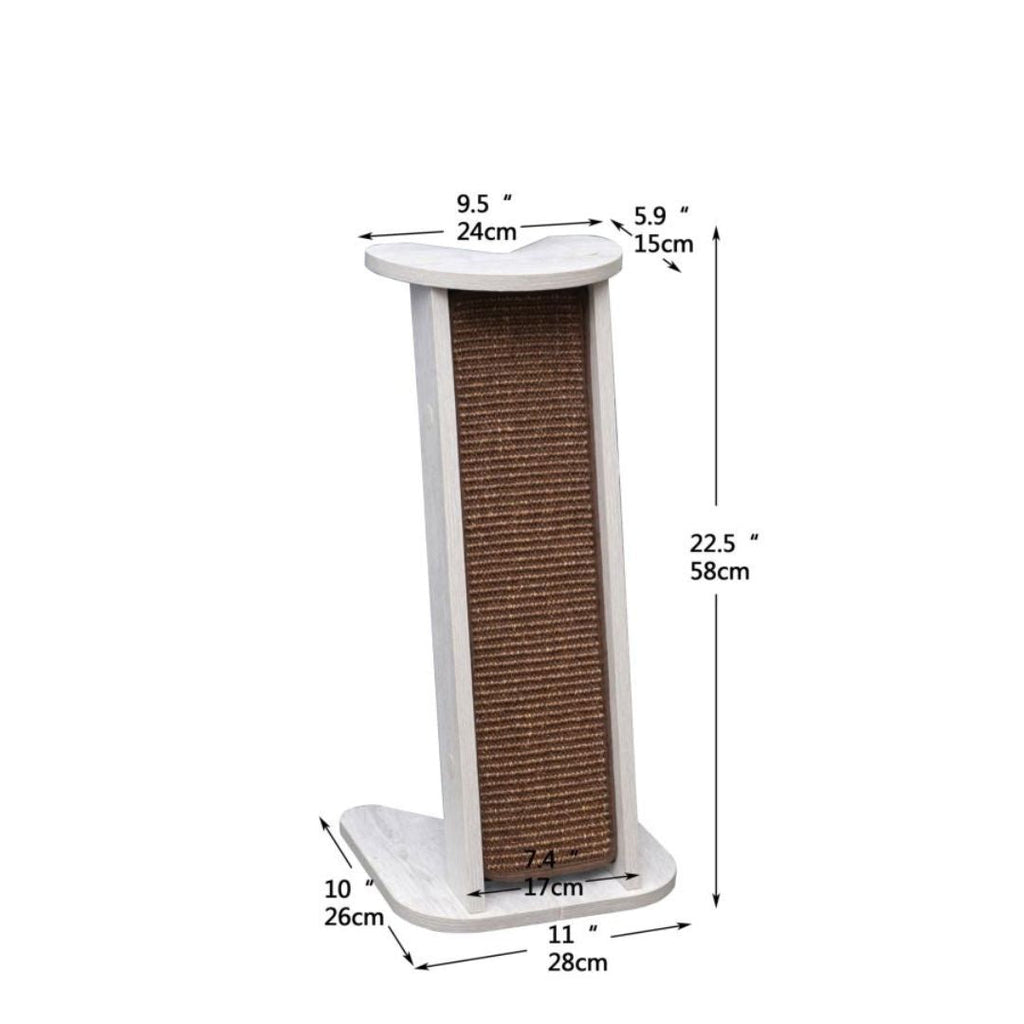 PetPals Wafer Sofa Protector & Scratcher Grey 23 in, 2 pk