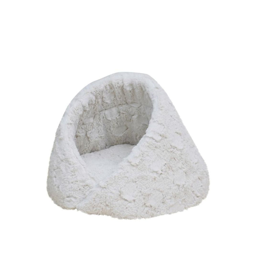 PetPals Rose Cradle Pet Bed Ivory 17.7 in