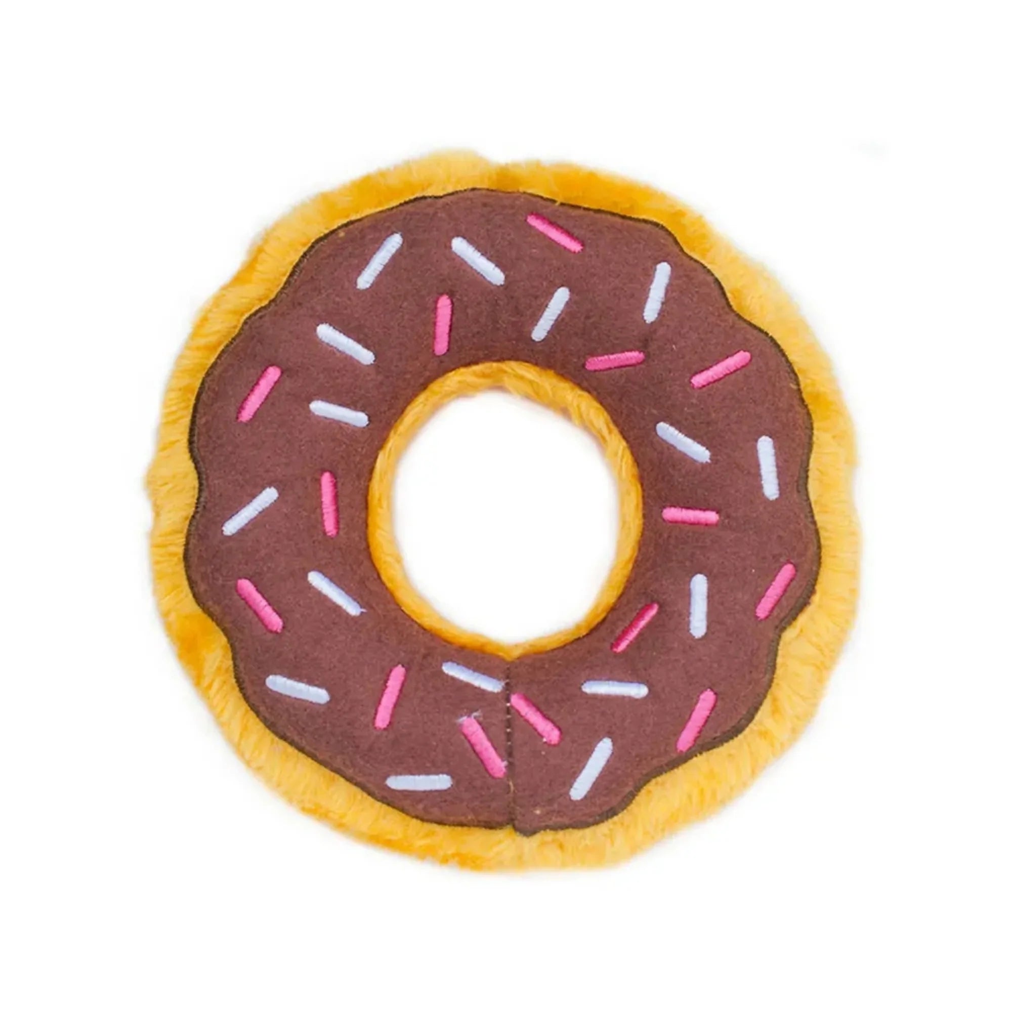 ZippyPaws Donutz Dog Toy Chocolate, 1ea/MD