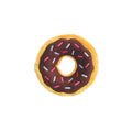 ZippyPaws Donutz Dog Toy Junior Chocolate, 1ea/SM