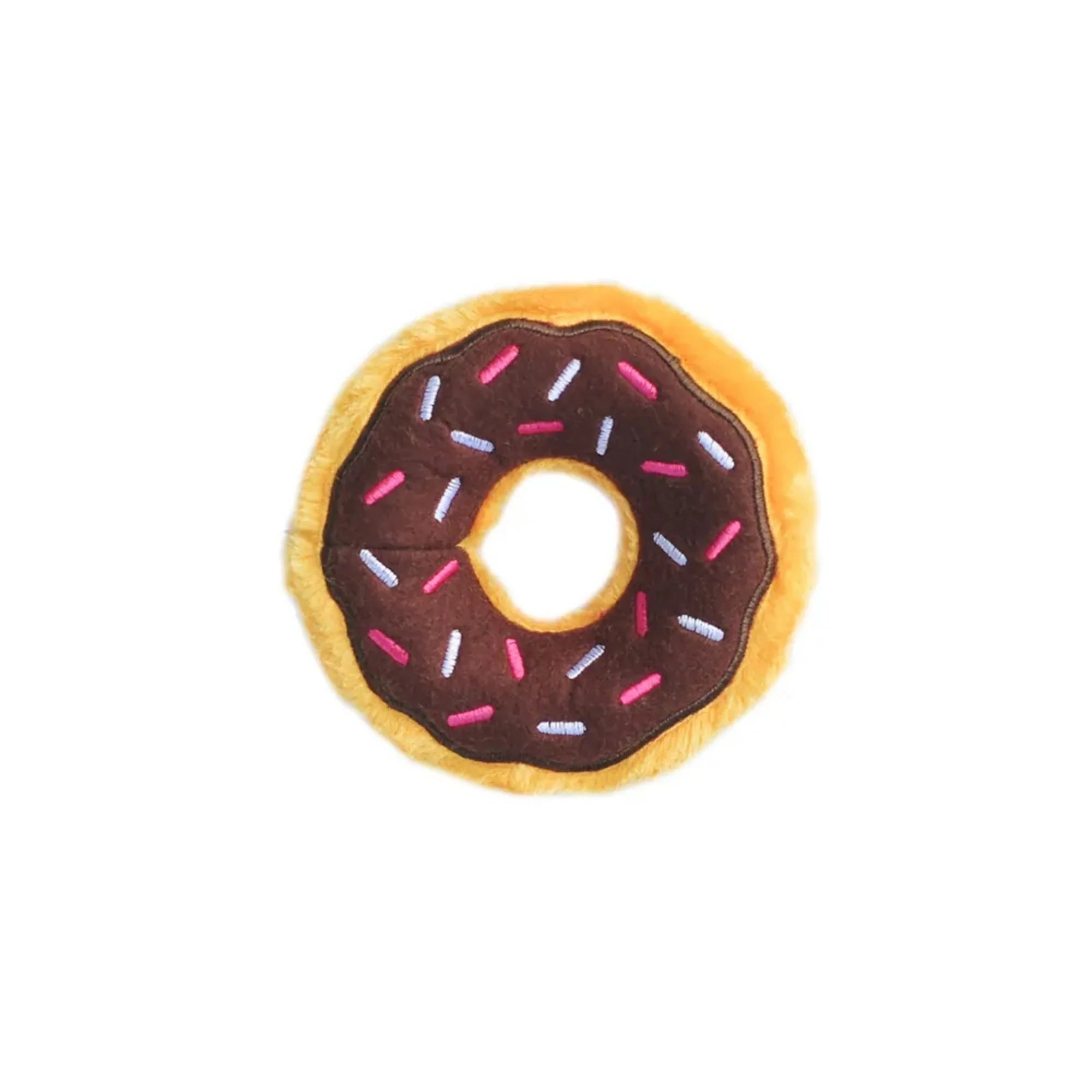ZippyPaws Donutz Dog Toy Junior Chocolate, 1ea/SM