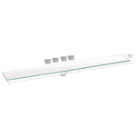 Aquatop Glass Lid  Clips for the HCA12G Tank 1ea/12 gal