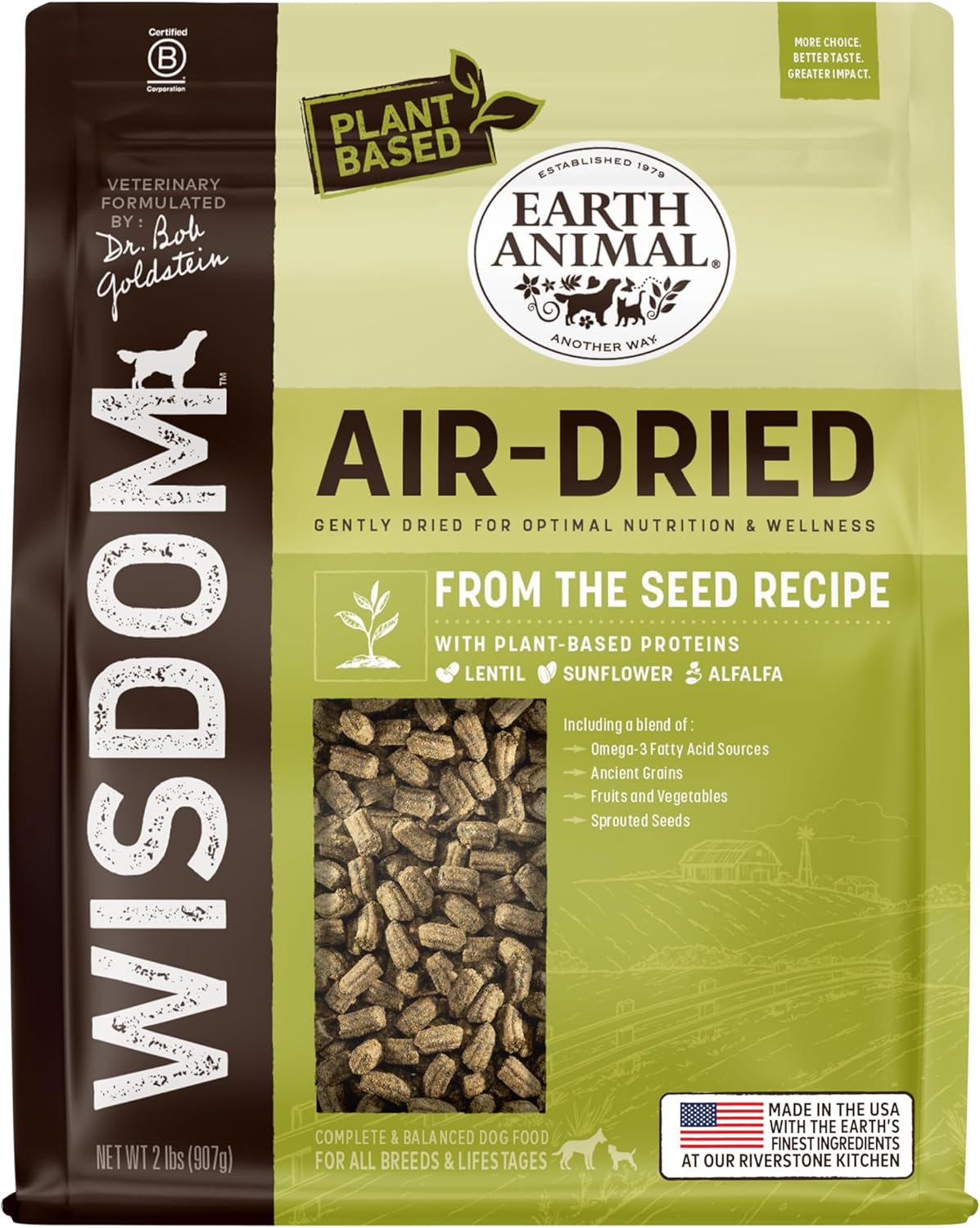 Wisdom Air-Dried From the Seed Recipe Dog Food 2 lb.