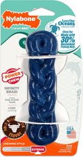 Power Chew Love Our Oceans Infinity Braid Bone Dog Chew Toy Up to 25lbs