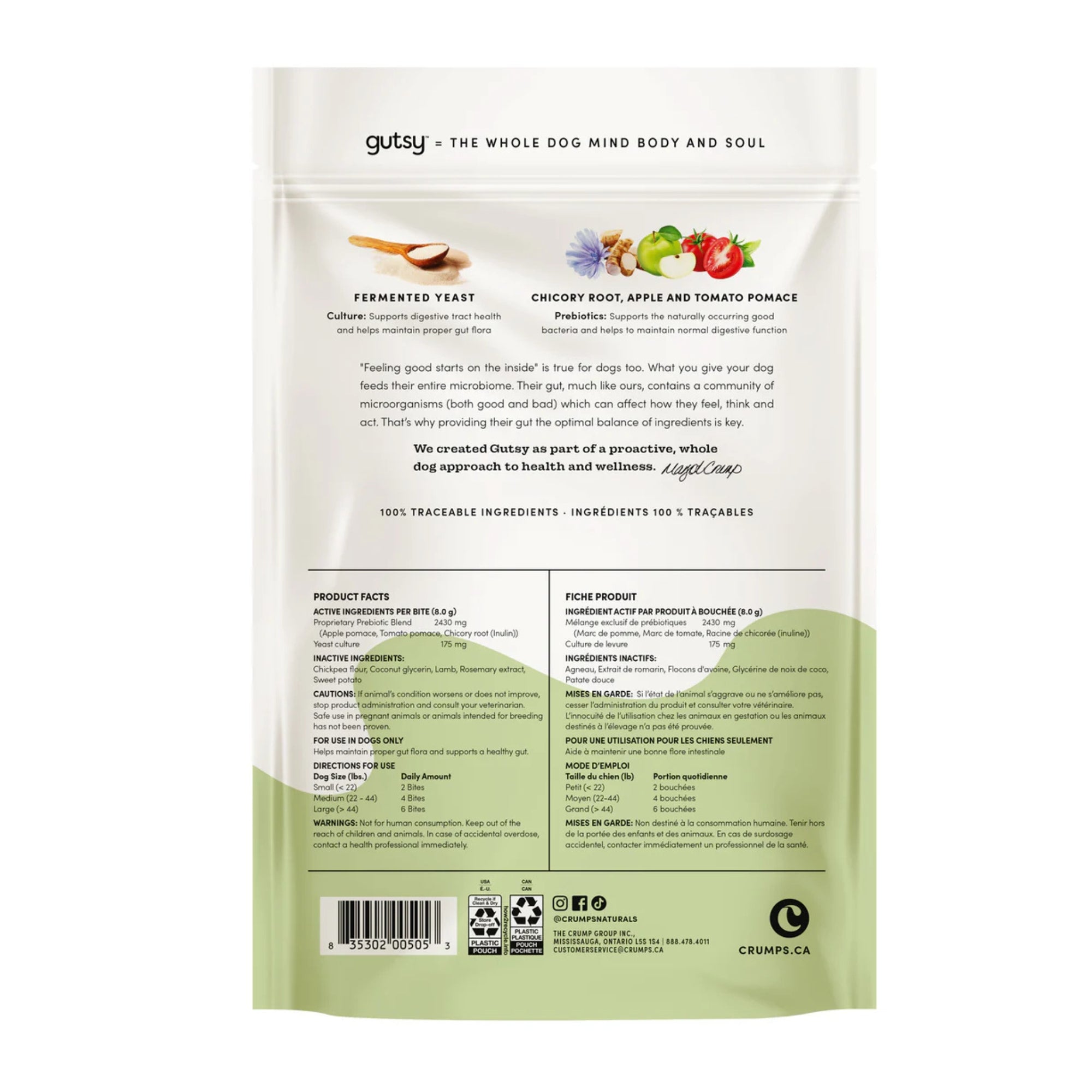 Crumps Dog 4.6oz. Gutsy Balance Bites