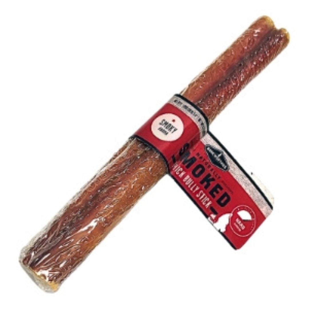 Barkworthies Smoked Bully Sticks Dog Treat 75ea/56 in.