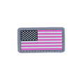 Boss Dog Tactical Collar Patch Pink USA Flag, 1ea/One Size