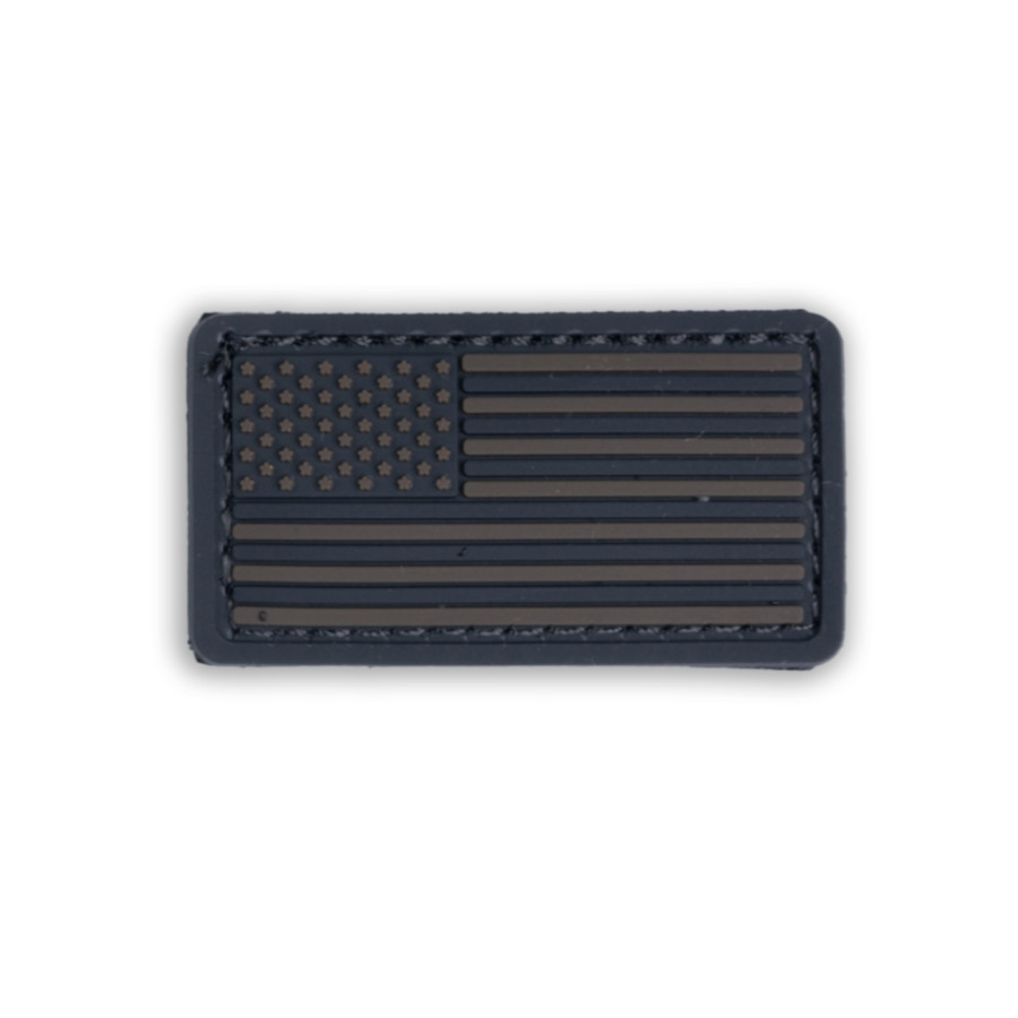 Boss Dog Tactical Collar Patch Black Stealth USA Flag, 1ea/One Size