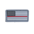 Boss Dog Tactical Collar Patch USA Thin Red Line, 1ea/One Size