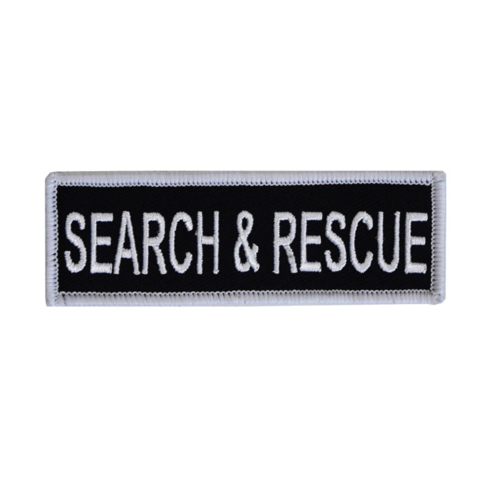 Boss Dog Tactical Harness Patch Search  Rescue, 1ea/SM