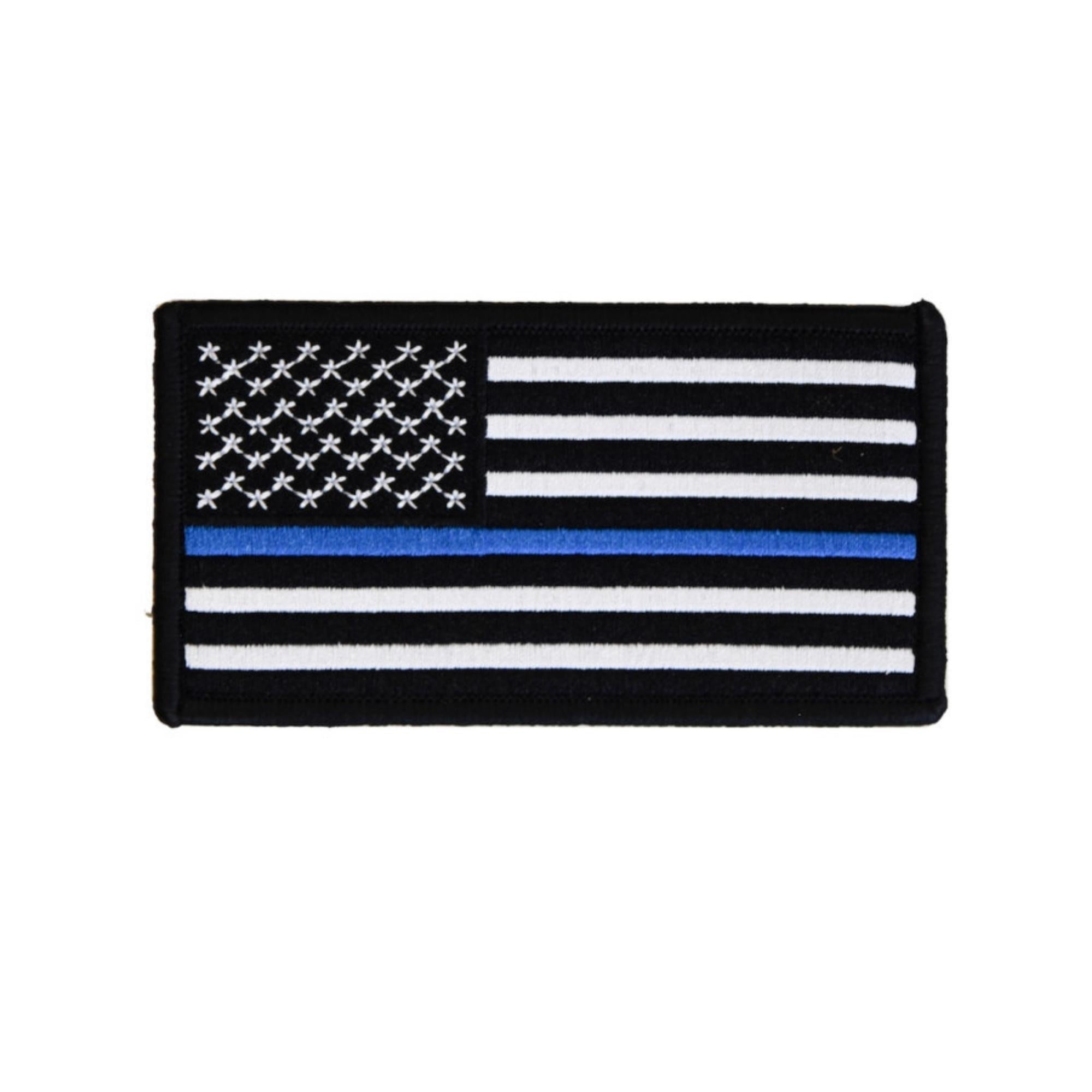 Boss Dog Tactical Harness Patch USA Thin Blue Line, 1ea/LG