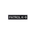 Boss Dog Tactical Harness Patch Patrol K9, 1ea/LG