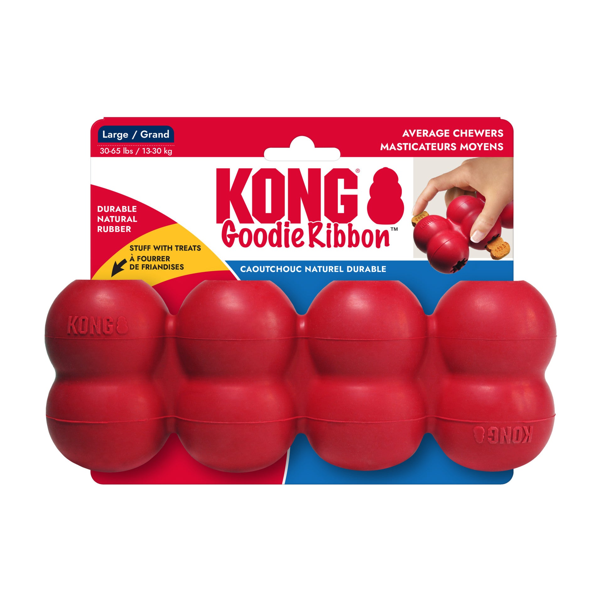 KONG Goodie Ribbon Large Between 30-65 lbs