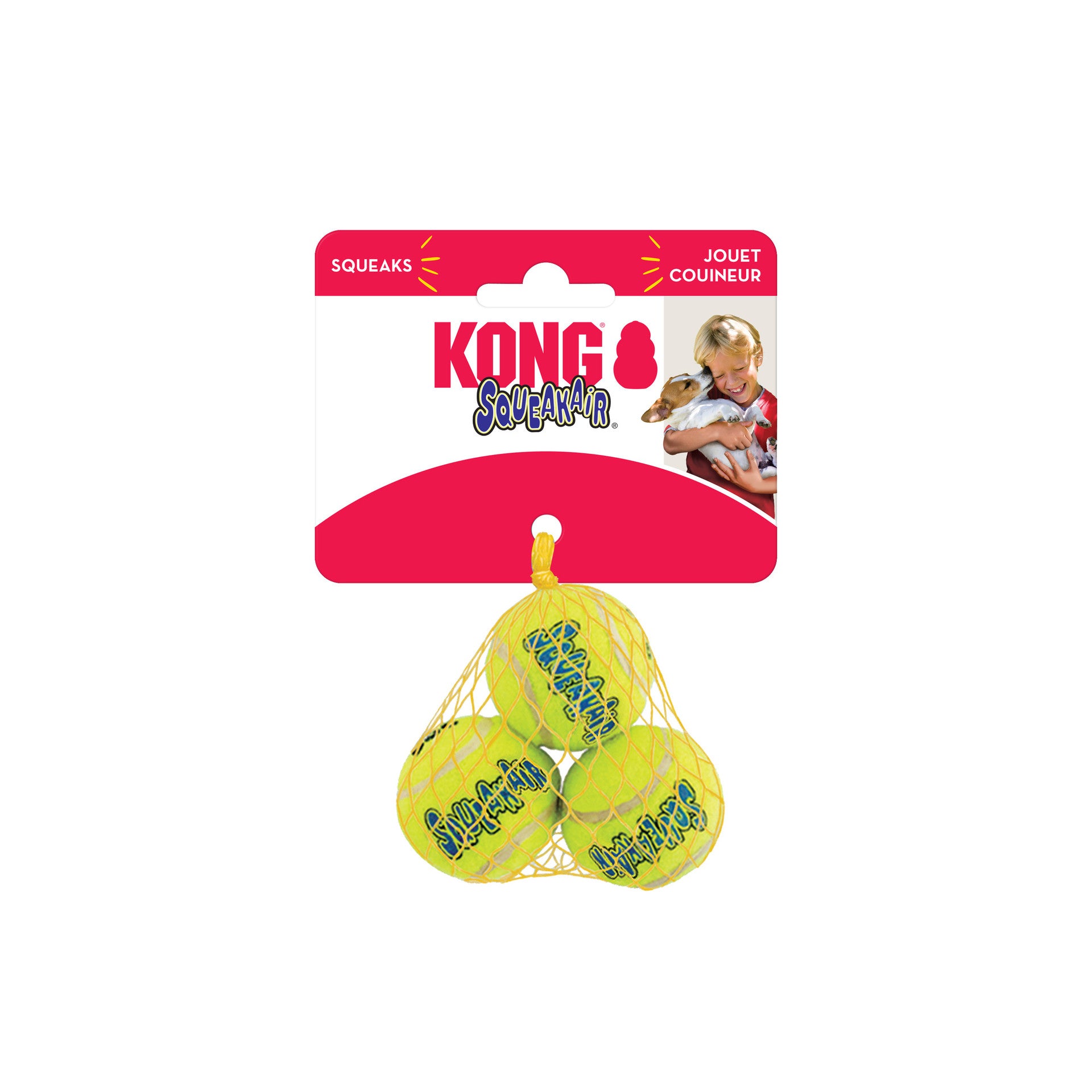 SqueakAir Balls, 3 Pack