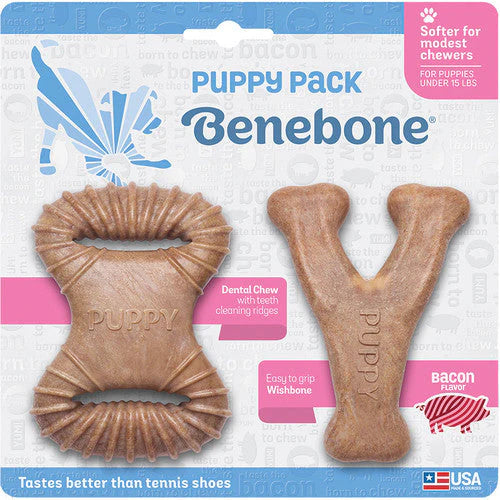 Benebone D Stk Bcn Pup 2pk