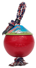 Jolly Pet Romp-n-Roll Dog Toy Durable Red Small, 4.5 in