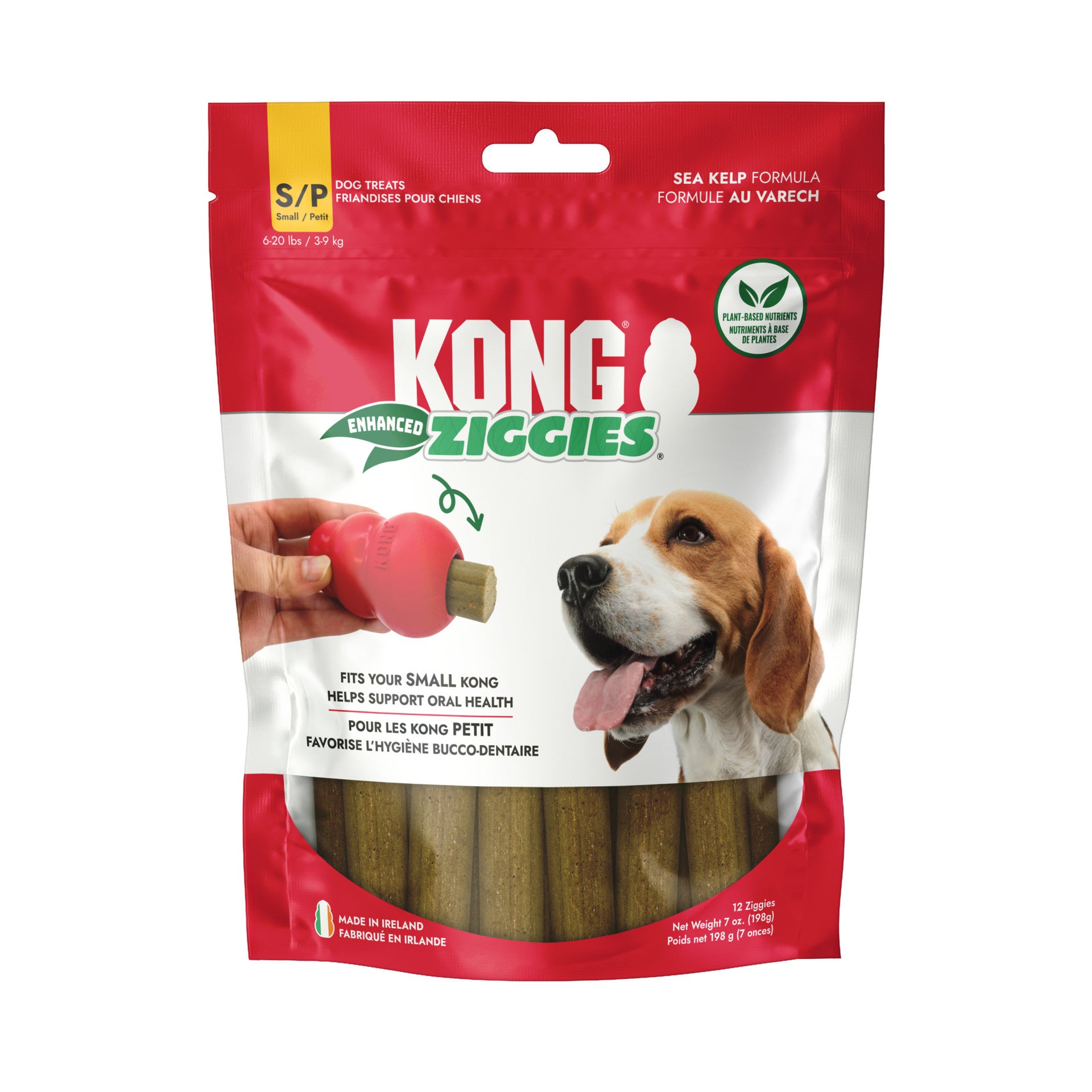 kong Ziggies Enhanced Small Up to 20 lbs