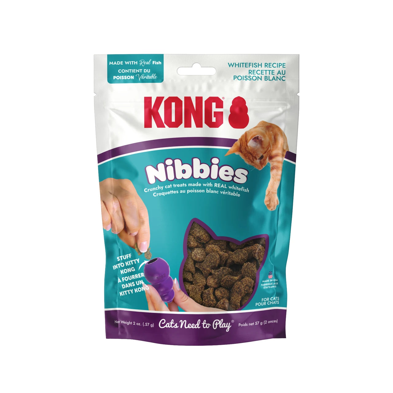 kong Cat Nibbies Whitefish 2 oz