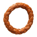Bam-Bone Braid Ring Dog Toy Hickory 3 in