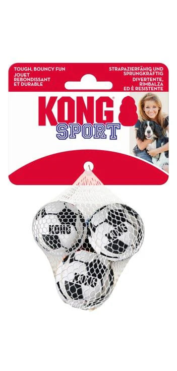 KONG Sport Soccer Balls Dog Toy Soccer Ball X-Small, 3 pk