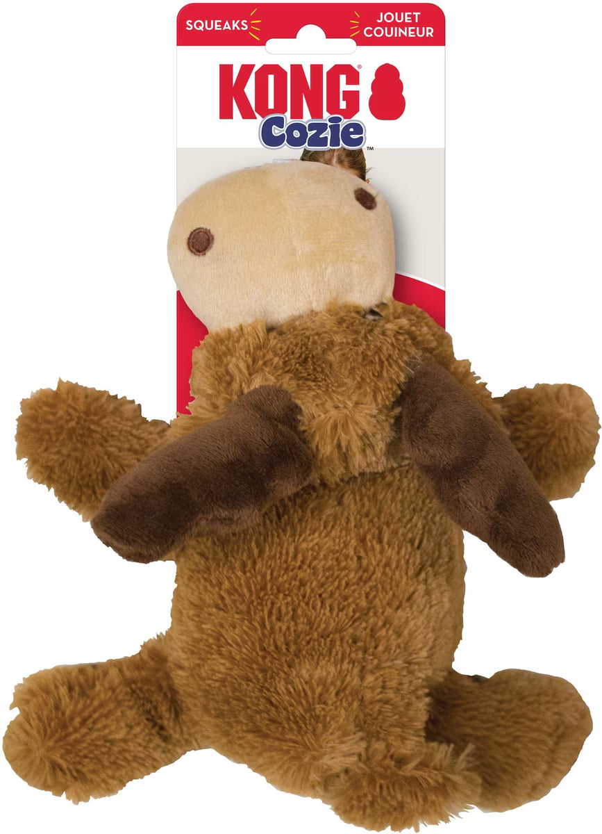 KONG Cozie Marvin the Moose Plush Dog Toy, Medium