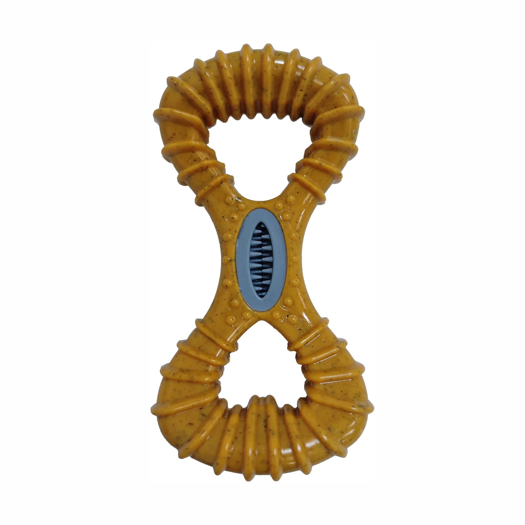 Bam-Bone Dental Dog Toy Bridge Peanut Butter 6 in