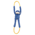 ZippyPaws RopeTugz Dog Toy Monkey Blue Large