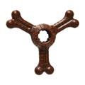 Bam-Bone Plus Triple Chew Dog Toy Bison 4 in