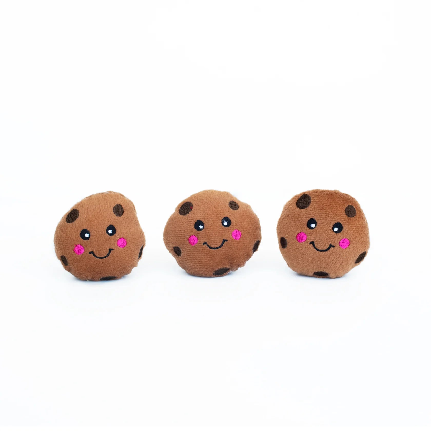 ZippyPaws Miniz Dog Toys Cookies X-Small, 3 pk