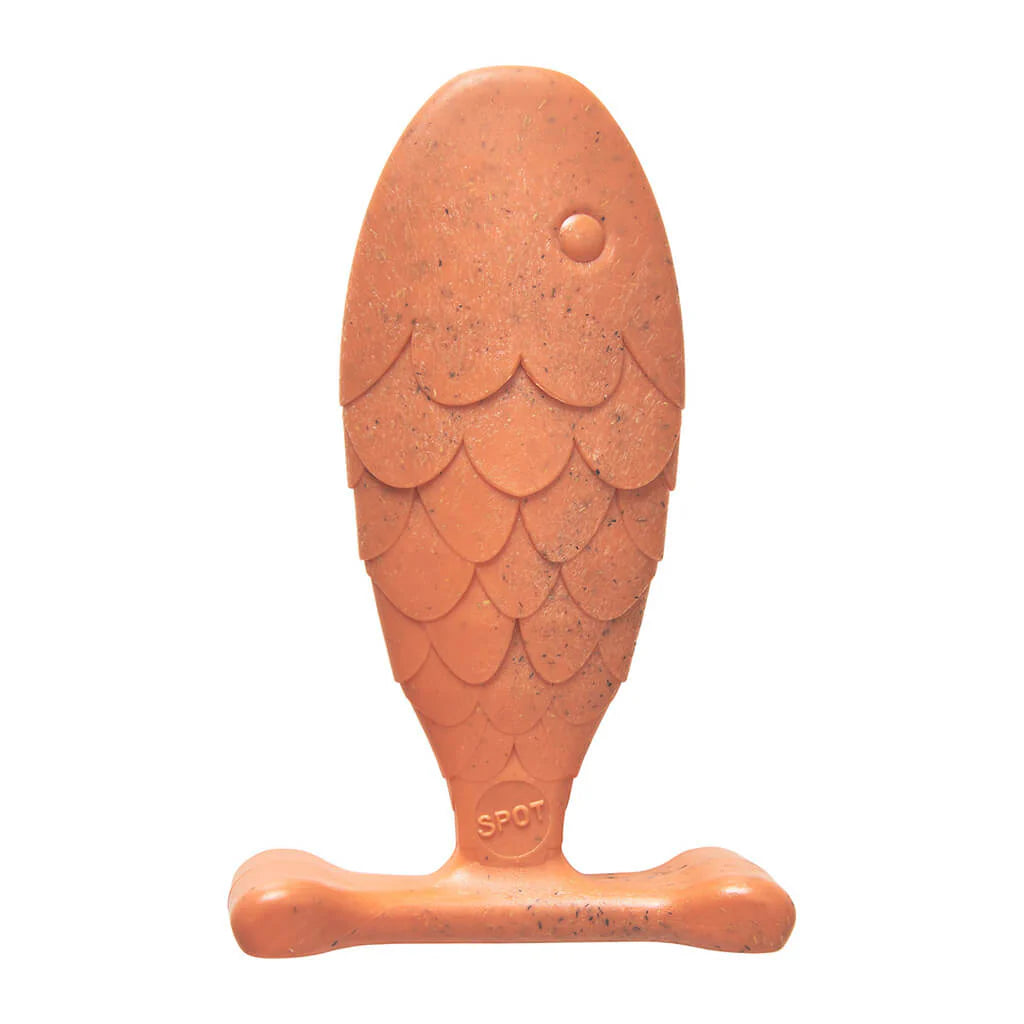 Bam-Bone Fish Salmon Dog Toy Salmon 5.5 in